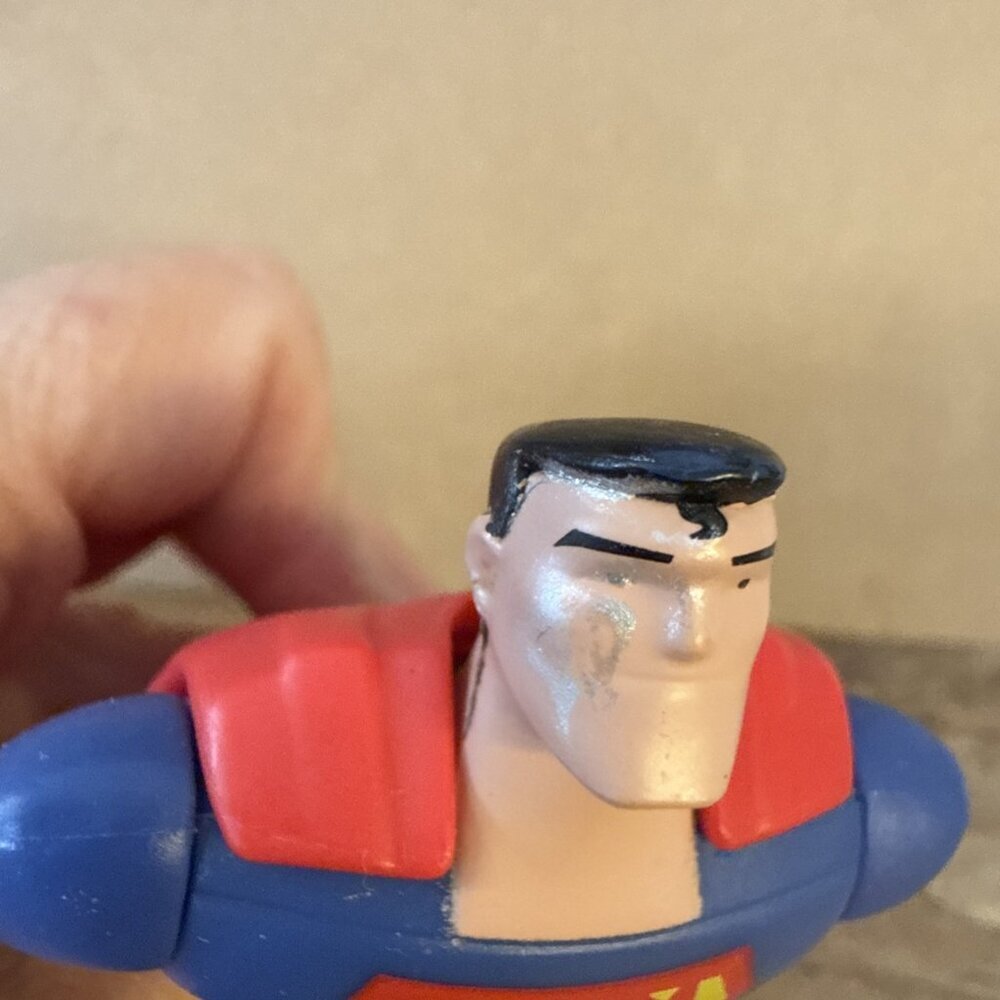 McDonalds (2016) DC Comics Superman Movable Arms Happy Meal Toy No Sound - Picture 4 of 5